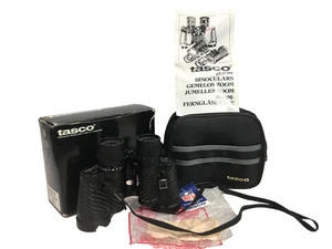 Vintage Tasco Zip Focus 101brz 7 X - 15 X 35 Zoom Binoculars with Carry Bag - Picture 1 of 12