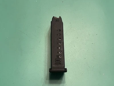 Б/У ЗАВОДСКОЙ ОРИГИНАЛЬНЫЙ МАГАЗИН GLOCK 23 КАЛИБР .40 КАЛИБР 10 ПАТРОНОВ - Изображение 1 из 4