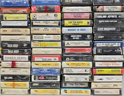 Lot of 56 Pop Rock Soft Rock Soul R&B Vintage Sealed 8 Track Tape Cartridge #6 - Image 1 of 3