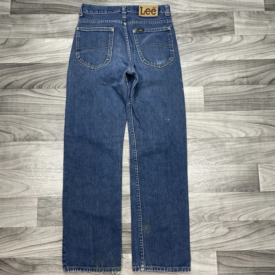 Pantalones de mezclilla Lee Riders vintage años 70 para hombre 29 x 30 desgastados hechos en unión garra cremallera Foto 1 de 4