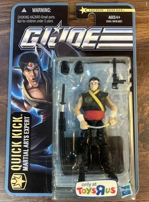 GI Joe Pursuit of Cobra Exclusive Quick Kick, 2010 New & sealed ToysrUS Hasbro - Image 1 of 4