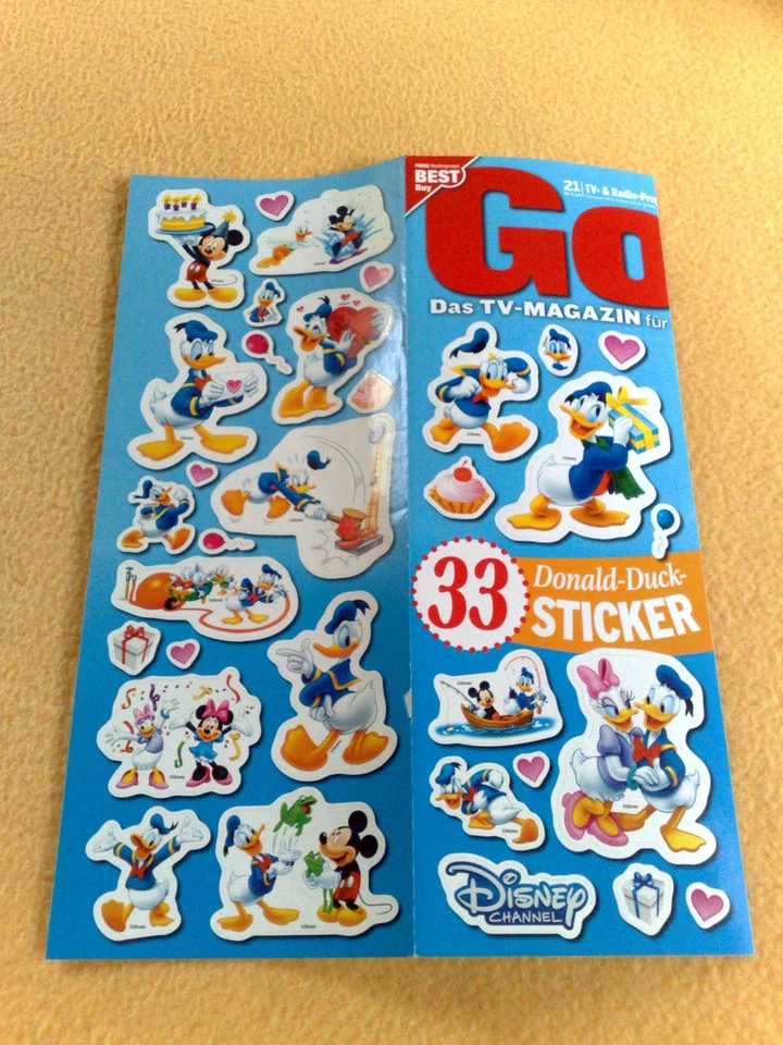 Sticker Disney Donald Duck Gong - Bild 1 von 1