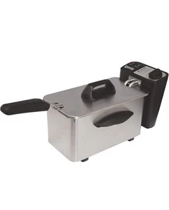 Deep Fat Fryer, 1.5 Litre Capacity, 1500 W, Stainless Steel, Igenix IG8015 - Picture 1 of 7