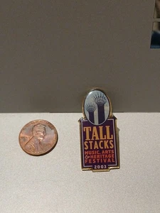 Vintage 2003 Tall Stacks Musik Kunst Erbe Festival Cincinnati MÜTZE ANSTECKNADEL - Bild 1 von 2
