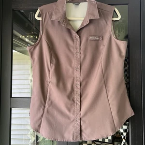 Eddie Bauer Damen ärmelloses Shirt feuchtigkeitsableitend Adventure L Large braun - Bild 1 von 7