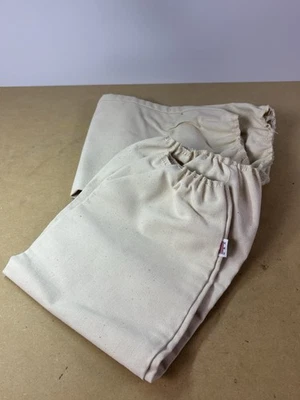 (2) VTG Tan 2-Way Open 18 Inch Long 7 Inch Wide Storage Bag for Camping USA Made - Image 1 of 4