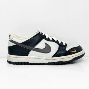 Nike Boys Dunk Low FN7784-001 White Casual Shoes Sneakers Size 5.5Y - Picture 1 of 12