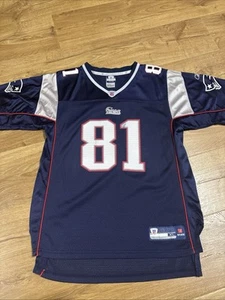 Rare Vintage Reebok New England Patriots Randy Moss #81 NFL Jersey YOUTH XL - Picture 1 of 1