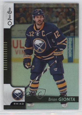 2017-18 O-Pee-Chee Black Rainbow Foil /100 Brian Gionta #153 - Image 1 of 2