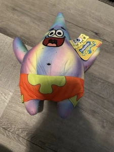 Spongebob Schwammkopf Patrick Star 11 Zoll Regenbogen Batik Stofftier Plüsch - Bild 1 von 2