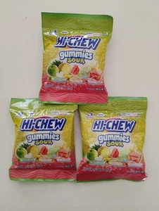 HI-CHEW Gummies Sour Mix - Apple, Pineapple, Watermelon - Soft & Chewy 3PK - Picture 1 of 3