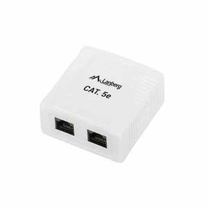 Connecteur RJ45 Catégorie 5 UTP Lanberg OU5-0002-W - Photo 1/1