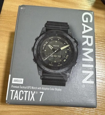 Garmin Tactix 7 AMOLED Edition Smartwatch - Black (010-02931-01) - Image 1 of 4