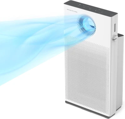 Purificatore D'Aria Con Filtro HEPA, Tecnologia Megajet, Rimuove Fino Al 99,999% - Immagine 1 di 4