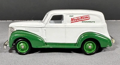 Krispy Kreme Doughnuts 1938 Chevrolet Diecast Delivery Truck Model LLEDO England - Image 1 of 4