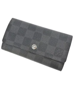 LOUIS VUITTON Wallet/Coin Case BlackxGray(Check Pattern) 2200516179353 - Picture 1 of 10