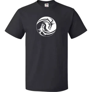 Camisetas Para Hombre Dragones Yin y Yang 100% Algodón Cumpleaños Regalo Yoga Energía - Imagen 1 de 6