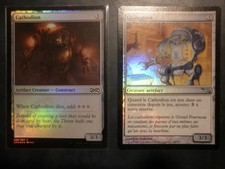 Mtg 2x cathodion foil ultimate masters english + french mirrodin magic premium