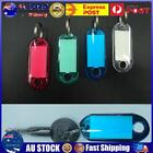 100pcs Key Tags Assorted Colors Crystal Key Holder For Classification Name Tag A