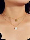 Romantic Heart Pendant Double Layer Necklace Chic Accessory For Every Occasion