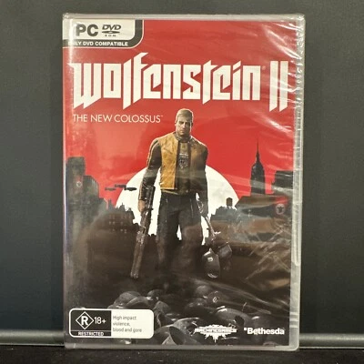 Wolfenstein 2 The New Colossus PC ROM Games New Sealed - Image 1 of 2