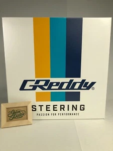 TRUST GReddy Sport Steering Wheel Colored stitching Leather rims 16600001 - Imagen 1 de 6