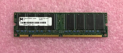 1 x 64MB MICRON PC-100 NON-ECC MEMORY SDRAM - MT8LSDT864AG-10CB4 - Image 1 of 2