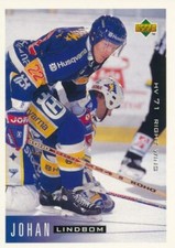 1995-96 Swedish Upper Deck #88 JOHAN LINDBOM - HV 71