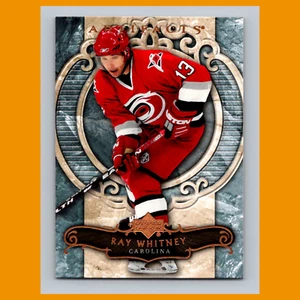 Tarjeta de hockey Ray Whitney #38 2007 artefactos de cubierta superior Carolina Hurricanes NHL CASI NUEVA - Imagen 1 de 3