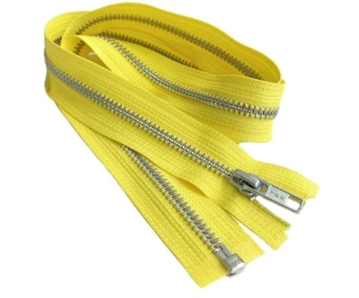 Chaqueta de metal de aluminio de peso medio YKK #5 36 pulgadas con cremallera separada hecha en EE. UU. Foto 1 de 4