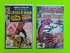 Marvel Team-up Annual #6 & 7 Spider-man Marvel Comic Book LOT '83 New Mutants