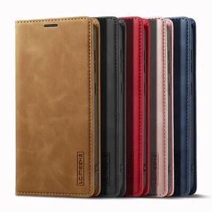 Magnet Leder Wallet Case für Samsung S23 S22 S21 Ultra A34 A54 A14 A33 - Bild 1 von 31
