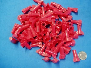 100 GARDNER BENDER RED WING GARD ULTRA WIRE CONNECTOR CONICAL CONNECTORS NUTS - Picture 1 of 3