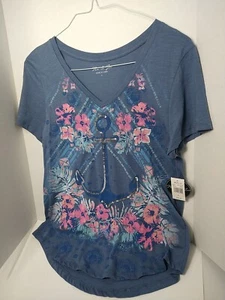 Mic & Jax Shirt Sleeve T-Shirt Gr. L Anker Design Neu mit Etikett - Bild 1 von 8