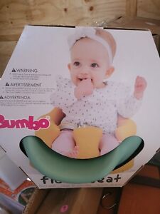 BUMBO Baby Floor Seat w/ Safety Straps Buckle - Aqua