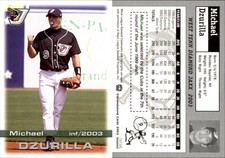 Michael Dzurilla 2003 Grandstand West Tenn Diamond Jaxx #NNO Card