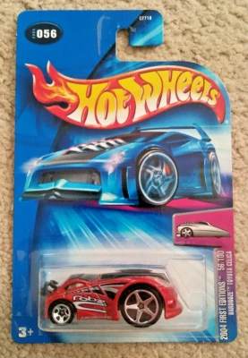 Hot Wheels HARDNOZE 丰田 CELICA 第一版 056 2004 铜压铸汽车 — 第 1/2 张图片
