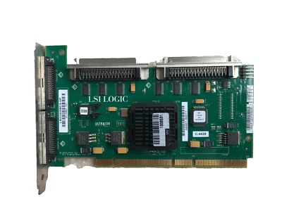 LSI  A6961-60011 Ultra320 Dual Channel SCSI  Adapter Module /LSI22320BCS-HP - Image 1 of 4