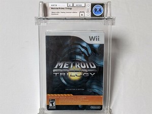 Metroid Prime Trilogy Collector's Edition WATA 9.4 GRADED & SEALED! Nintendo Wii