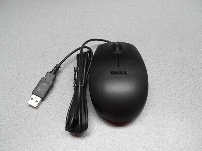 Dell MS111-P Optical USB Mouse Black w/Scroll Wheel 9RRC7 356WK 11D3V 5Y2RG - Image 1 of 2