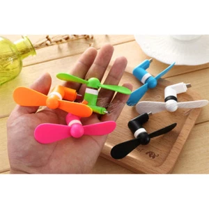 Micro USB Powered Mini Portable Fresh & Cool Air Fan Android Mobile Phone Tablet - Picture 1 of 19