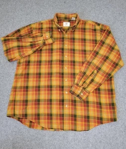 Viyella Hemd Herren Extra Large gelb rot grün kariert Button Down Langarm - Bild 1 von 15
