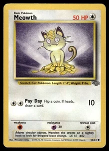 Jungle #56/64 Meowth - Picture 1 of 2