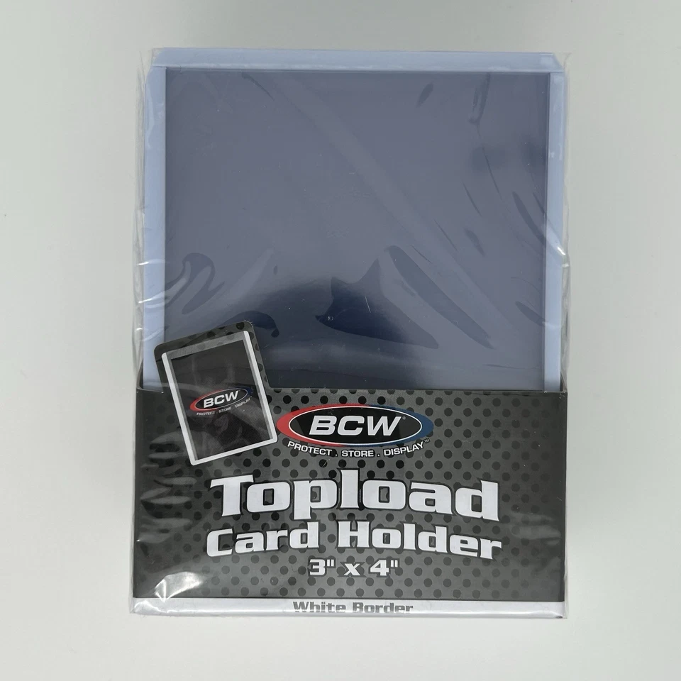 BCW Toploader mit weißem Rand 25 Stk neu OVP Kartenhüllen TCG Pokémon MTG Schutz - Bild 1 von 1