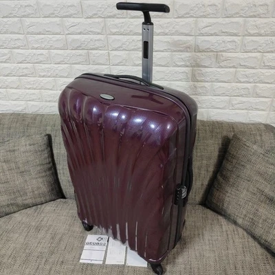 Samsonite Cosmolite Spinner 88L Purple 4-wheels Carry Case Suitcase - Image 1 of 4