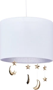Chandelier for Children'S Room, Moons and Stars, E27, Lamp for Children, H X D:  - Foto 1 di 12