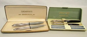 DUE SET DI PENNE SHEAFFER'S VINTAGE ANNI '50 IN CUSTODIE ORIGINALI-SET BOCCAGLIO (EZS003024) - Foto 1 di 12