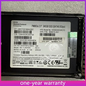 NEW HPE 240GB SATA 6G 2.5" G8 G9 Gen10 Server SSD Replace 868814-B21 868924-001 - Picture 1 of 1