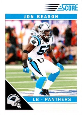 2011 Score Jon Beason #44 Carolina Panthers Football Card - Image 1 of 2