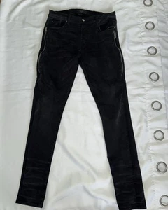 Amiri Zipper Jeans Size 34 - Picture 1 of 9